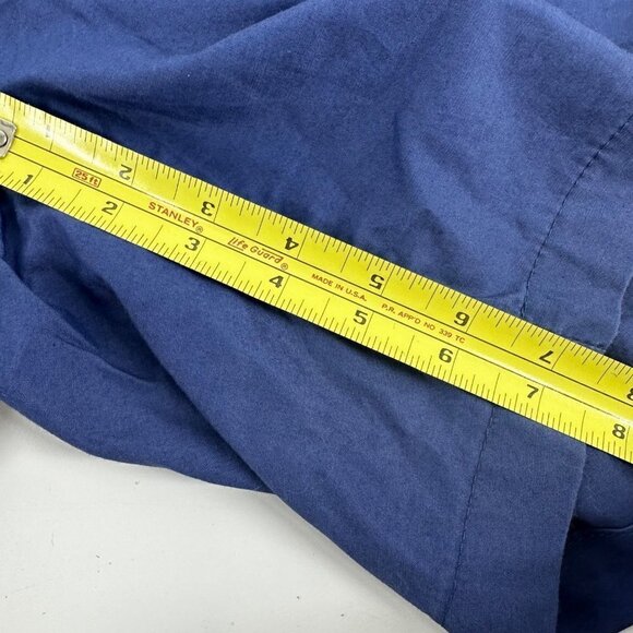 Peter Millar Blue Shorts Men's Size 36 Flat Front Golf Casual Cotton Blend - Picture 5 of 10